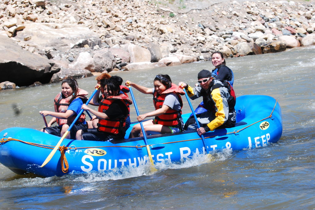 southwest raft and jeep white water rafting