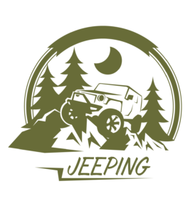 southwest raft and jeep green jeeping logo